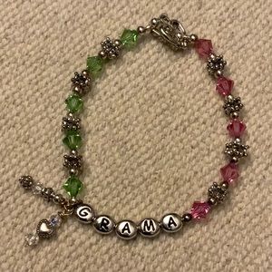 Grams beaded bracket